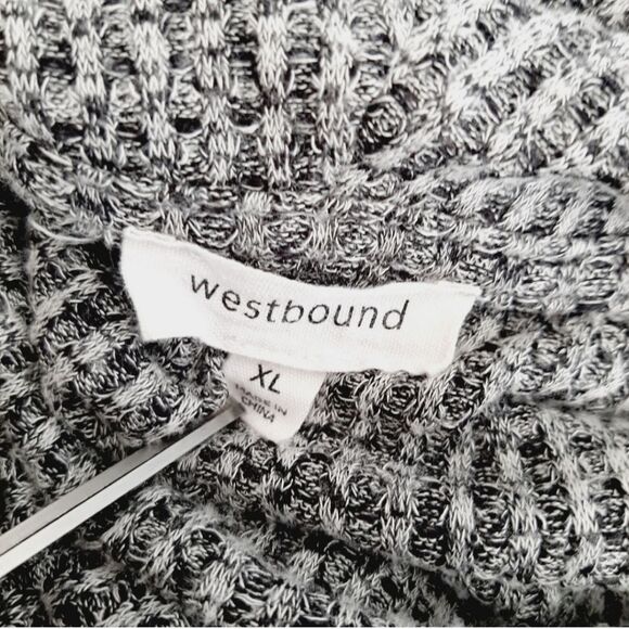 WESTBOUND Fine Knit Sweater High-Low Hem Slouchy Turtleneck Sz XL - Picture 10 of 11